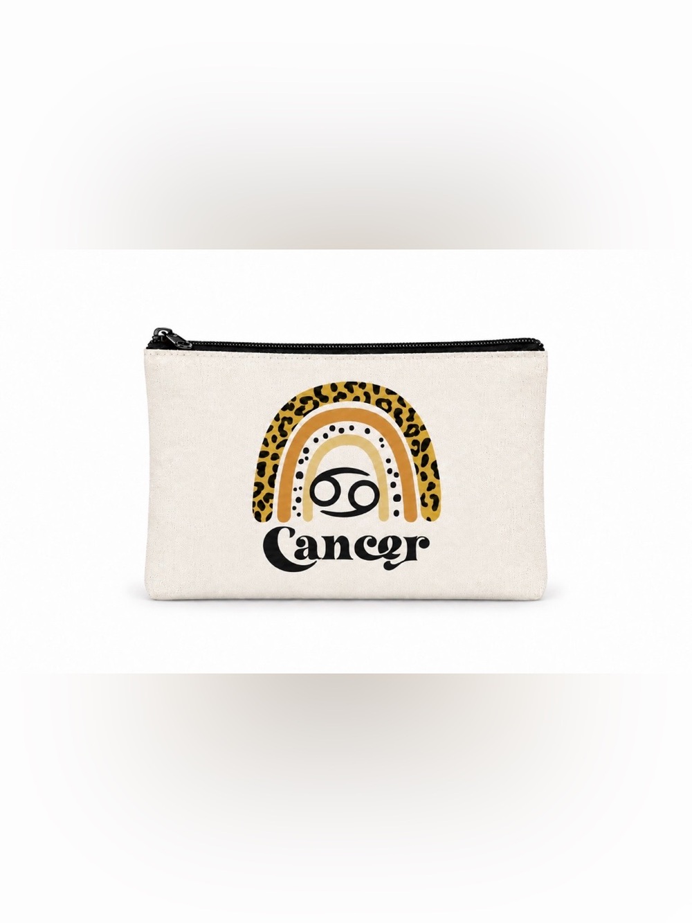 Cancer Zodiac Sign Custom Makeup Bag